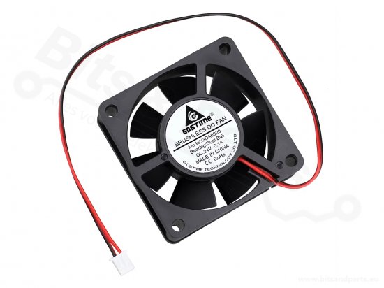 Fan/Ventilator axiaal 6020 60x60x20mm 24VDC